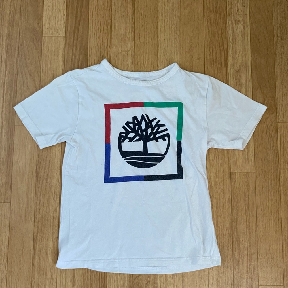 TIMBERLAND Boys White T-Shirt Size S (8)